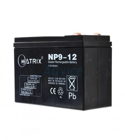 Battery 9.0Ah 12V MATRIX (By SuperTStore)