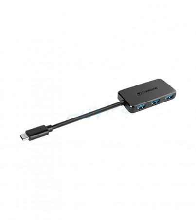 4 Port USB HUB v3.1 TRANSCENDS TCN-TS-HUB2C Type-C (Black)(By SuperTStore)