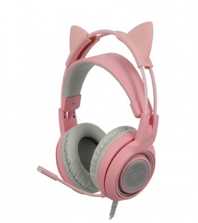 HEADSET (7.1) OKER G951 GAMING (PINK)(By SuperTStore)