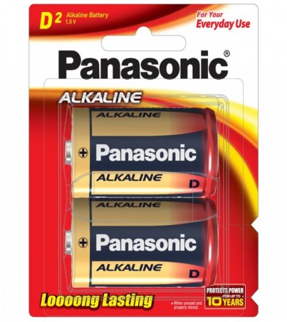 Panasonic Alkaline size D (2Pcs/Pack) (By SuperTstore)