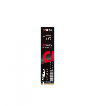 1 TB SSD (เอสเอสดี) ADDLINK S70 PCIe/NVMe M.2 2280 (AD1TBS70M2P)