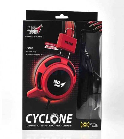 Headset MD-TECH CYCLONE (HS388) (By SuperTStore)