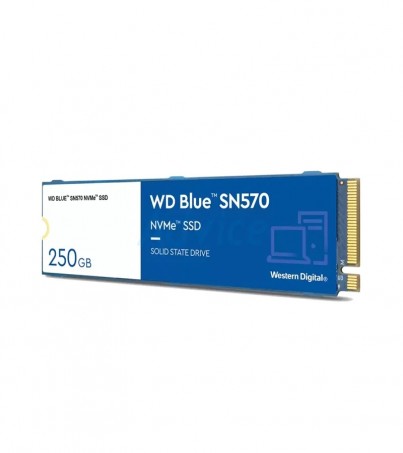 250 GB SSD M.2 PCIE WD BLUE SN570 (WDS250G3B0C) NVME