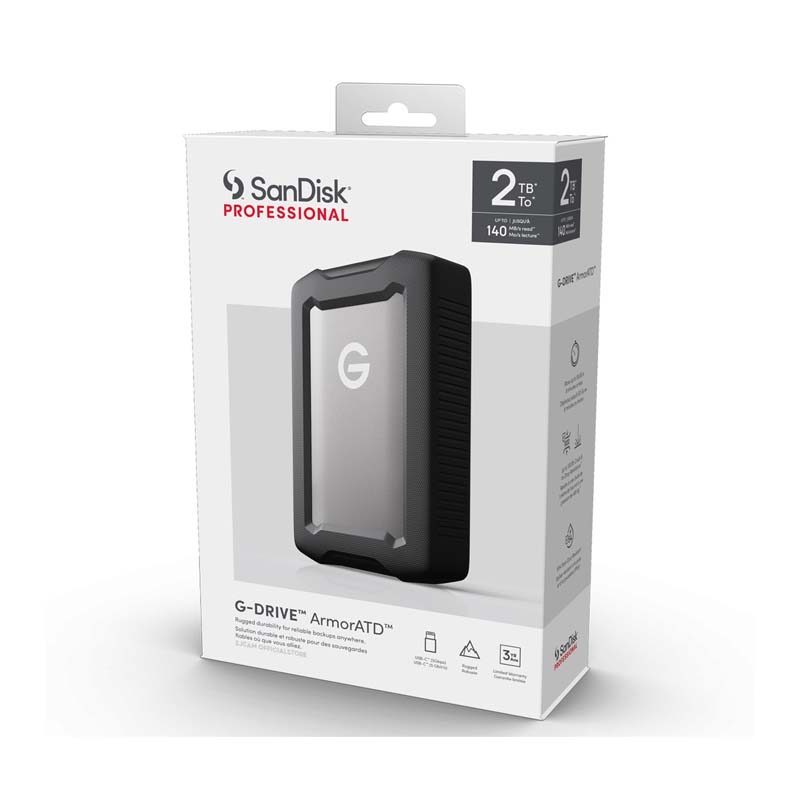 Sandisk Professional G Drive Armoratd Rugged Drive Tb Spa By