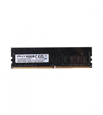 PNY RAM DDR4(2666) 4GB  BLACK(MD4GSD42666-TB) (By SuperTStore)