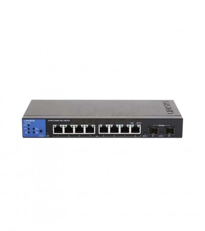 Gigabit Switching Hub 8 Port LINKSYS LSS-LGS310MPC (9'',8 POE,+2 SFP)(By SuperTStore)