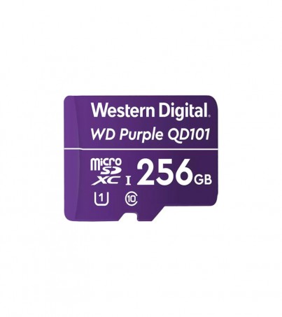 Western Digital WD 256GB Purple SC QD101 microSD Memory Card (WDD256G1P0C)