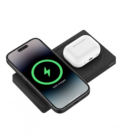 Belkin WIZ019bt MagSafe 2-in-1 Wireless Charging Pad 