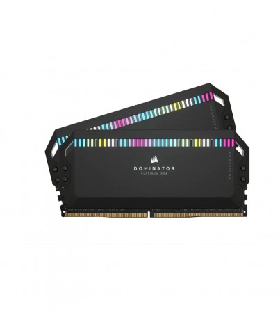 CORSAIR DOMINATOR PLATINUM RGB DDR5 64GB (32GBx2) DDR5 5600MHz RAM (หน่วยความจำ) (BLACK) (CMT64GX5M2X5600C40)