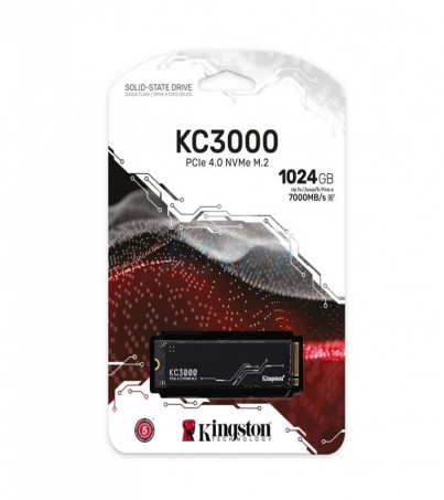 1 TB SSD M.2 PCIe 4.0 KINGSTON KC3000 (SKC3000S/1024G) NVMe