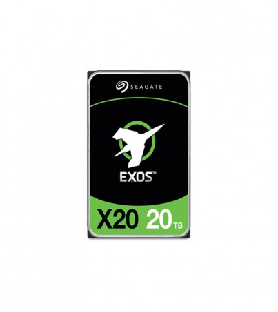 Seagate Exos X20 20TB 7200RPM 256MB SATA 6Gb/s 512E/4KN 3.5-Inch Enterprise Class Internal Drive ST20000NM007D - 5Y Warranty