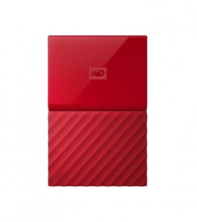 WD My Passport 2TB, Red, USB 3.0 (External HDD ฮาร์ดดิสก์พกพา)