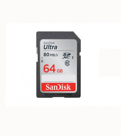 SanDisk 64GB Ultra UHS-I SDXC Memory Card (Class 10) (SDSDUNR-064G-GN6IN)