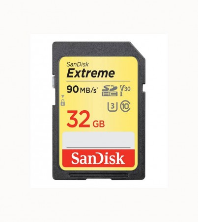 SANDISK 32 GB SD CARD EXTREME SDHC CLASS 10 (SDSDXVE_032G_GNCIN)
