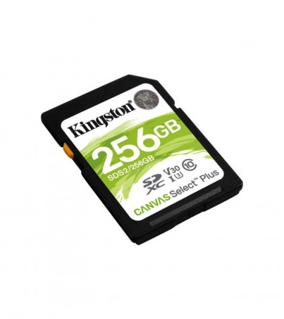 Kingston 256GB Canvas Select Plus UHS-I SDXC Memory Card (SDS2/256GB)