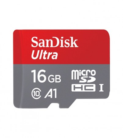 SANDISK MICRO SD ULTRA 16GB ความเร็ว 98MB/S CLASS10(SDSQUAR_016G_GN6MA)