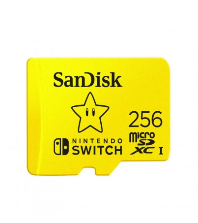 SanDisk 256GB MicroSDXC UHS-I Memory Card for Nintendo Switch (SDSQXAO_256G_GNCZN)