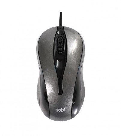 NOBI (NM-41) USB Optical Mouse (Gray/Black)