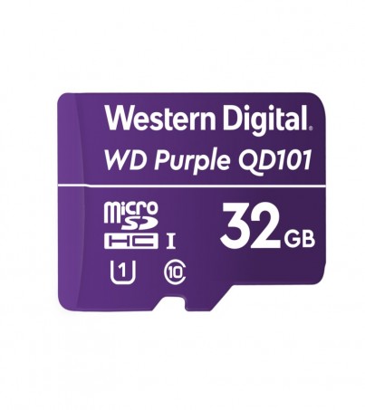 WD Purple SC QD101 32GB microSDHC (WDD032G1P0C) By SuperTStore