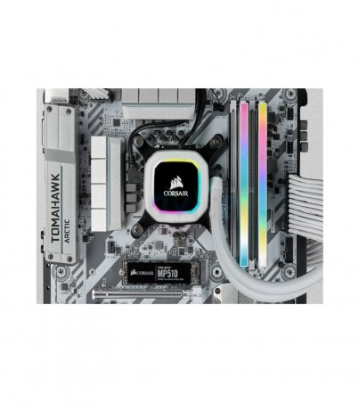 RAM DDR4(3200) 16GB (8GBX2) CORSAIR Vengeance RGB PRO SL White (CMH16GX4M2E3200C16W) (By SuperTStore)