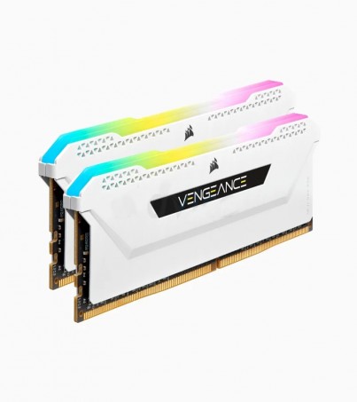 RAM DDR4(3200) 32GB (16GBX2) CORSAIR Vengeance RGB PRO SL White