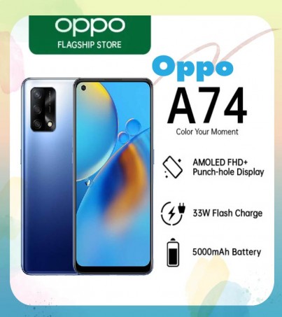 OPPO A74 4G (Ram 6 +Rom 128)(By SuperTStore)