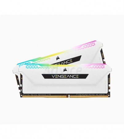 RAM DDR4(3600) 32GB (16GBX2) CORSAIR Vengeance RGB PRO SL White (CMH32GX4M2D3600C18W) (By SuperTStore)
