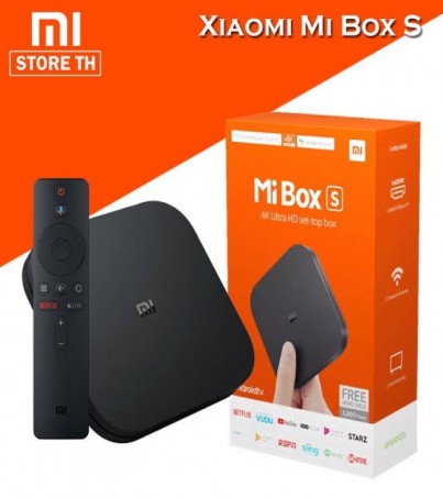 กล่องสมาร์ททีวี Xiaomi Mi Box S (EU version) - Black  (By SuperTStore) 