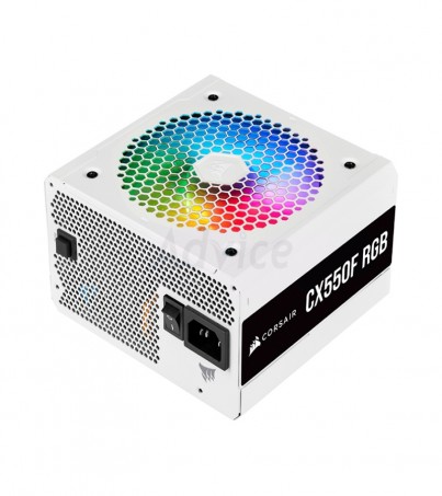 PSU (80+ Bronze) 550w. Corsair CX550F RGB White (By SuperTStore) 