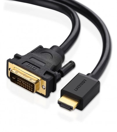 Cable Display DVI 24+1 TO HDMI (1.5M) UGREEN 11150(By SuperTStore)