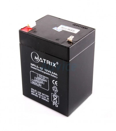 Battery 5.5Ah 12V MATRIX  (By SuperTStore) 