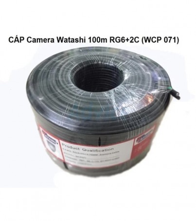 Cable 100M RG6/168 WATASHI Power Line#WCP071 (Black) (By SuperTStore)