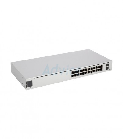 Gigabit Switching Hub 24 Port UBIQUITI USW-24 (17'',+2 SFP)