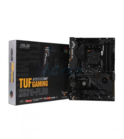 MAINBOARD (AM4) ASUS TUF X570 PLUS GAMING(By SuperTStore)