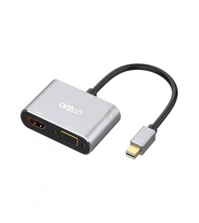 Converter Mini Display Port TO HDMI VGA ONTEN (OTN-5131B)(By SuperTStore) 