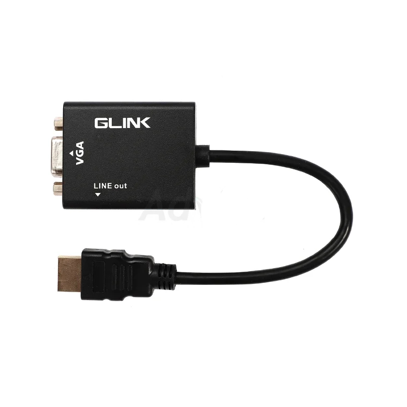 Converter HDMI TO VGA (AUDIO) Cable GLINK (GL021)(By SuperTStore