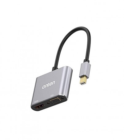 ONTEN Converter Mini Display Port TO HDMI VGA (OTN-5131B) (By SuperTstore)
