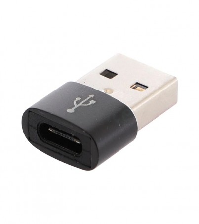 Converter USB 3.0 TO Type-C Black(By SuperTStore)