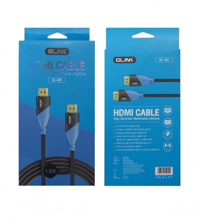 GLINK Cable HDMI 4K (V.2.0) M/M (1.8M) GL401