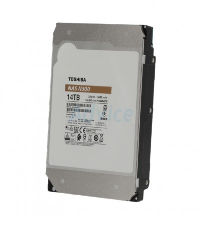 14 TB HDD TOSHIBA N300 NAS (7200RPM, 256MB, SATA-3, HDWG21EUZSVA)