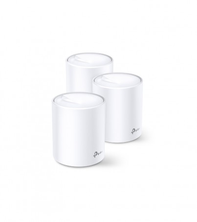 Whole-Home Mesh TP-LINK (Deco X20) Wireless AX1800 Dual Band WI-FI 6 (Pack 3) (By SuperTStore)