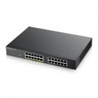 สวิตช์เครือข่าย ZYXEL GS1900-24EP 24-port Gigabit Smart Managed PoE Switch(By SuperTStore)