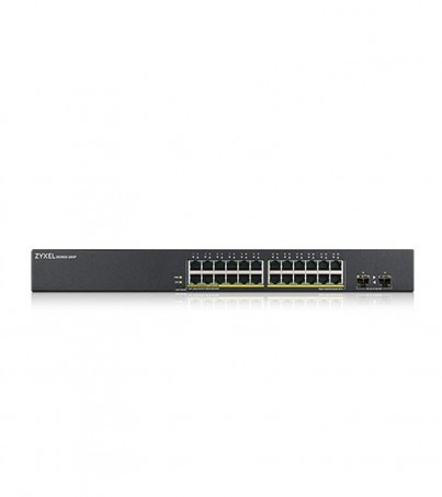 ZyXEL (GS1900-24HPV2) 24-port GbE Smart Managed PoE Switch with GbE Uplink(By SuperTStore) 