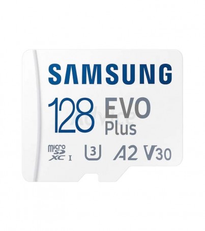 128GB Micro SD Card SAMSUNG EVO PLUS MC128KA (U3 130MB/s,)(By SuperTStore) 