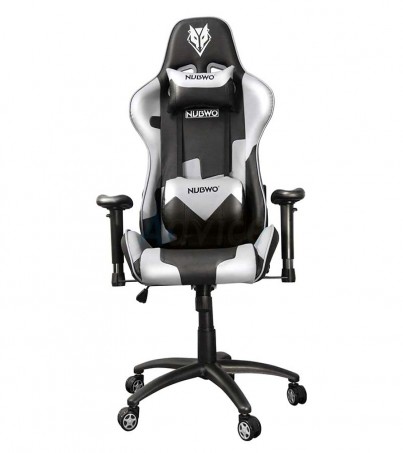 CHAIR NUBWO NBCH-11 (CASTOR) (BLACK/WHITE)(By SuperTStore)