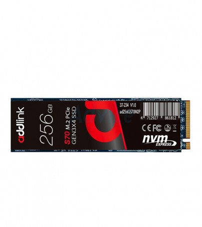 SSD M.2 PCIe 256.GB (5Y) ADDLINK (AD256GBS70M2P) 