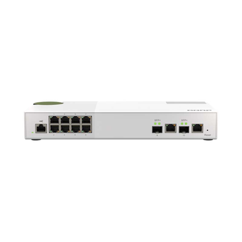 QNAP QSW-M2108-2C 10-Port 10GbE And 2.5GbE Layer 2 Web Managed Switch ...