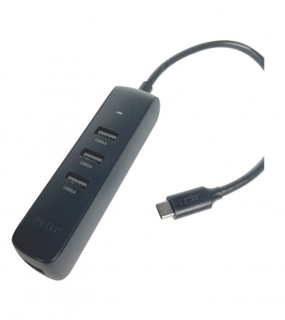 4 Port USB HUB v3.0 UGREEN 10916 Type-C (Black) 