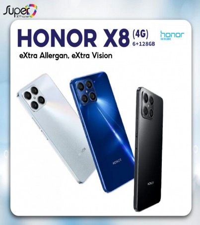 Honor x8 (6/128GB) หน้าจอ 6.7 นิ้ว Snapdragon 680_(4G)(By SuperTStore) 