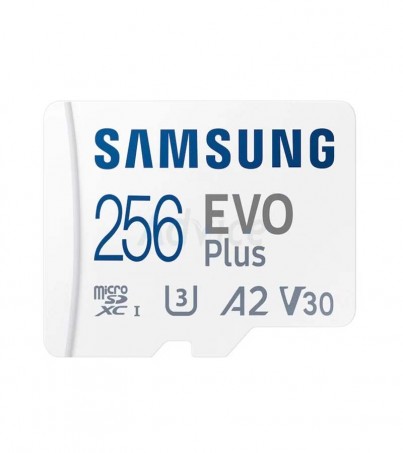 SAMSUNG 256GB Micro SD Card Evo Plus MC256KA (U3 130MB/s,)(By SuperTStore) 